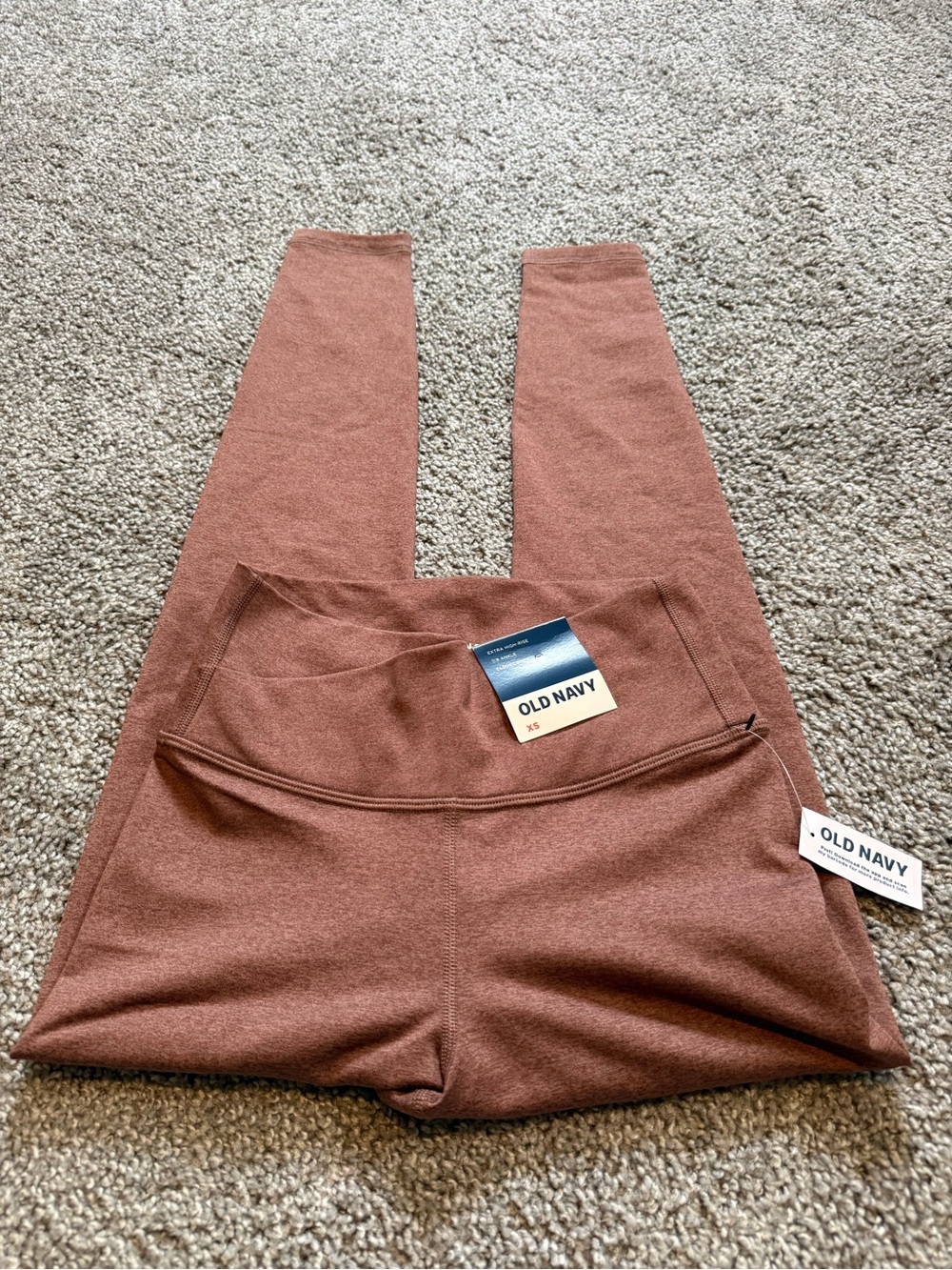 Old Navy Extra High Rise 7/8 Ankle Cloudcomfy Cross Waist Leggings Ankle XS NWT - Picture 2 of 8